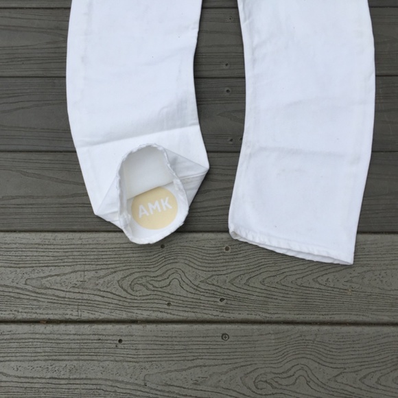 NEW ANDREW MACKENZIE AMK Arch White Denim Jeans - Picture 5 of 7